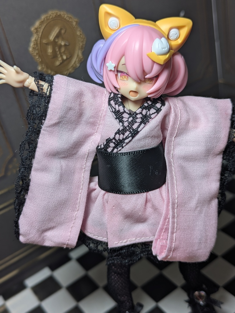 着物ドレス　地雷　Sサイズ