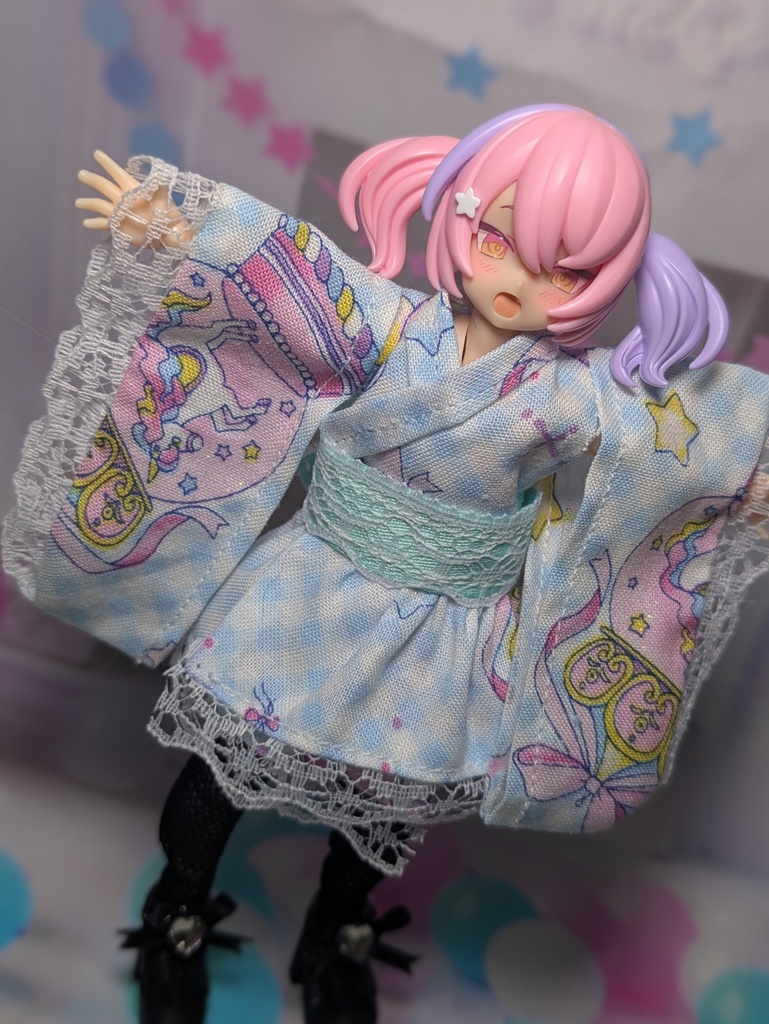 着物ドレス　Sサイズ　ゆめかわ