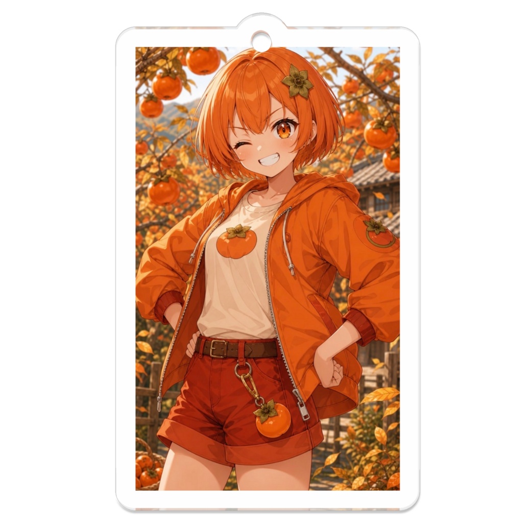 元気いっぱいパーカー女子!柿ちゃん