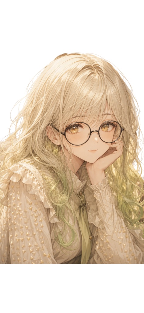 【商用利用OK】フルーツ擬人化 立ち絵素材:ドリアン(背景透過PNG)/ Anime Girl Illustration Asset: Durian Girl