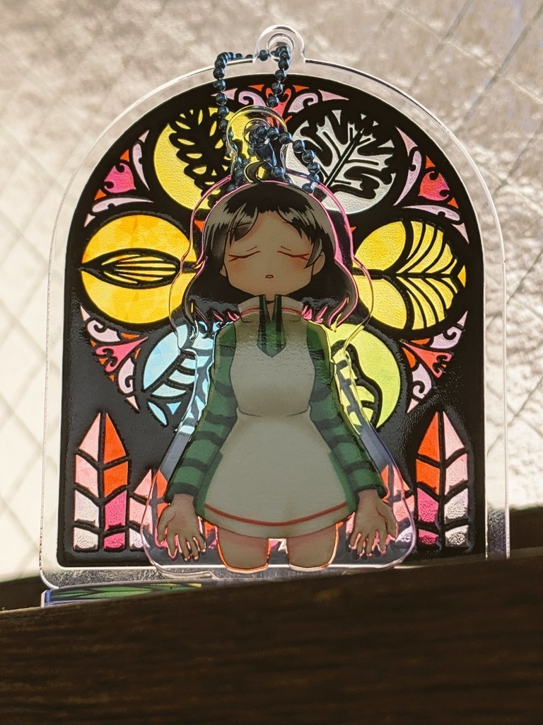 ステンドグラス風ケムリクサアクスタ