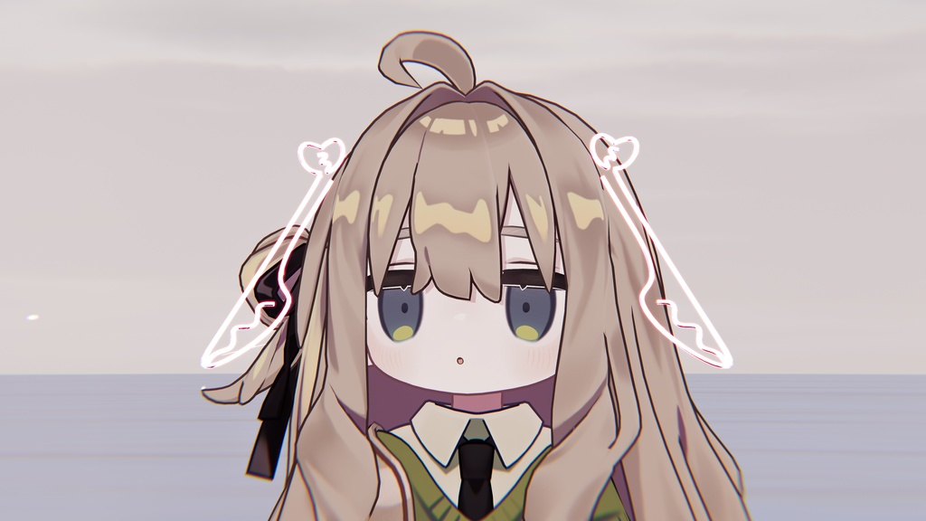 【24時間限定無料】ハート包丁ネオン【VRChat想定】