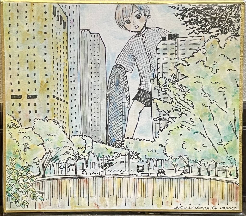 オリジナルミニ色紙【136×121mm】