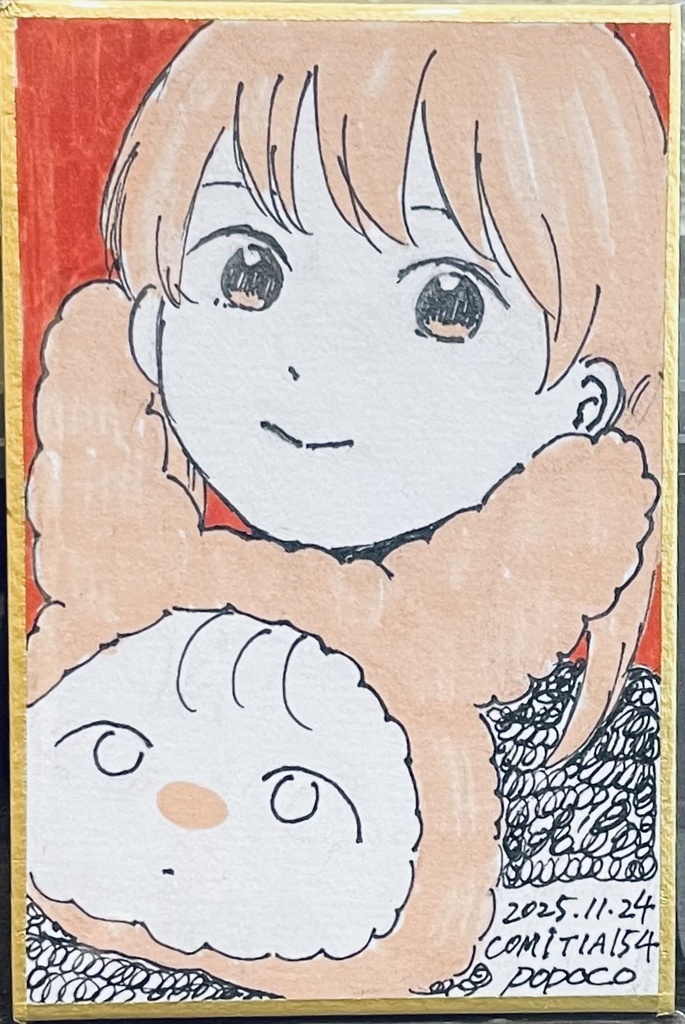 オリジナルミニ色紙【60×90mm】