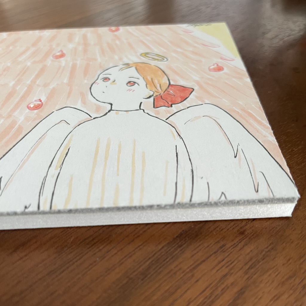 直筆イラストパネル【89×89mm厚さ7mm】