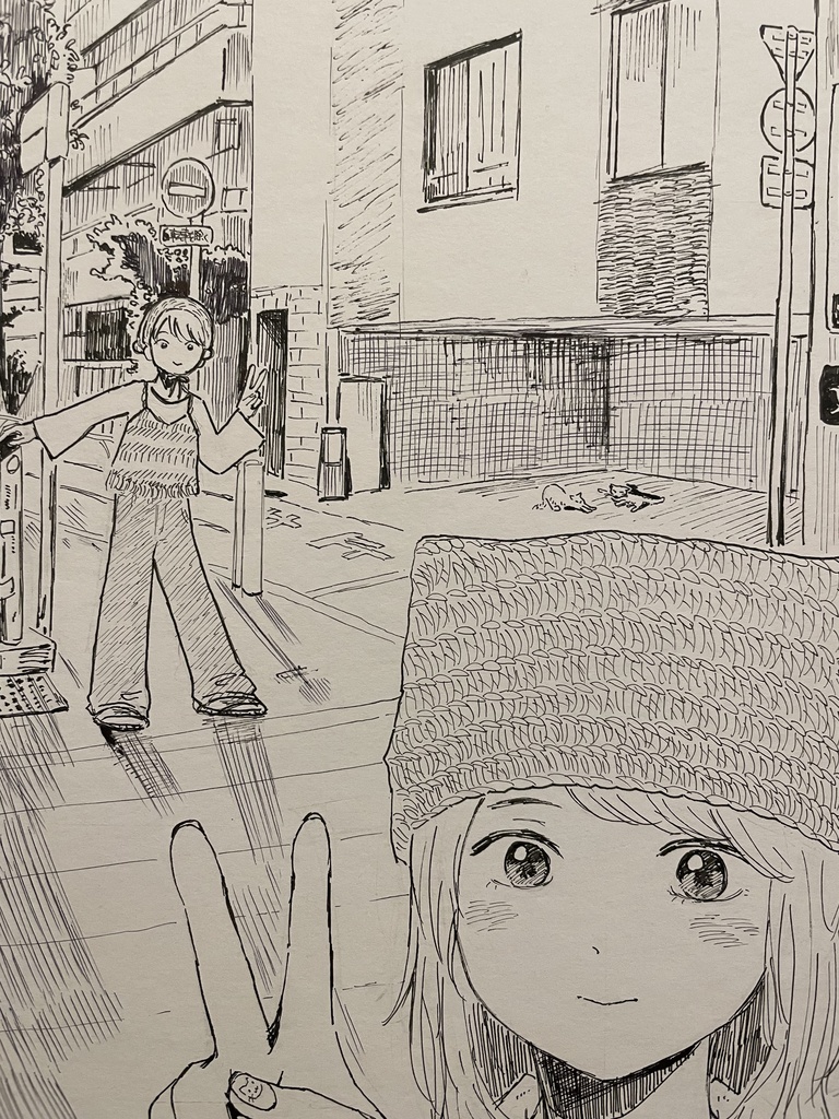 オリジナル手書き色紙【272×242mm】