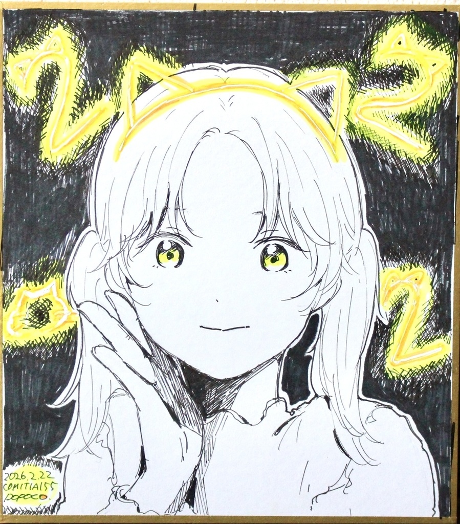 オリジナルミニ色紙【135×120mm】