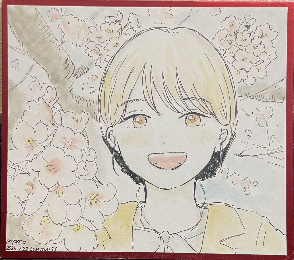 オリジナルミニ色紙【135×120mm】