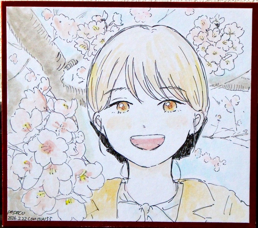 オリジナルミニ色紙【135×120mm】