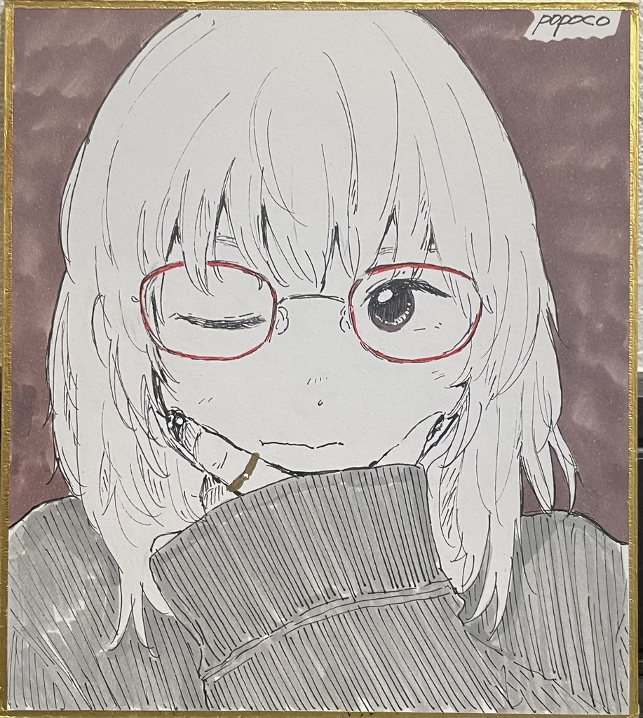 オリジナルミニ色紙【135×120mm】