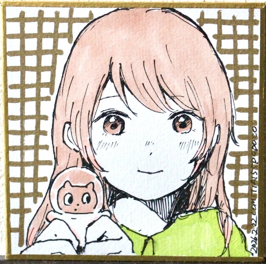 オリジナル豆色紙【75×76mm】