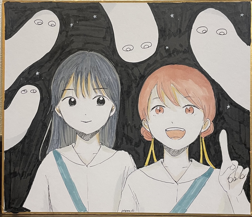 オリジナル手書き色紙【210x180mm】