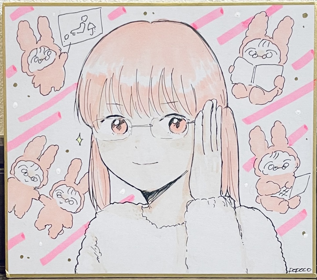 オリジナルミニ色紙【135×120mm】