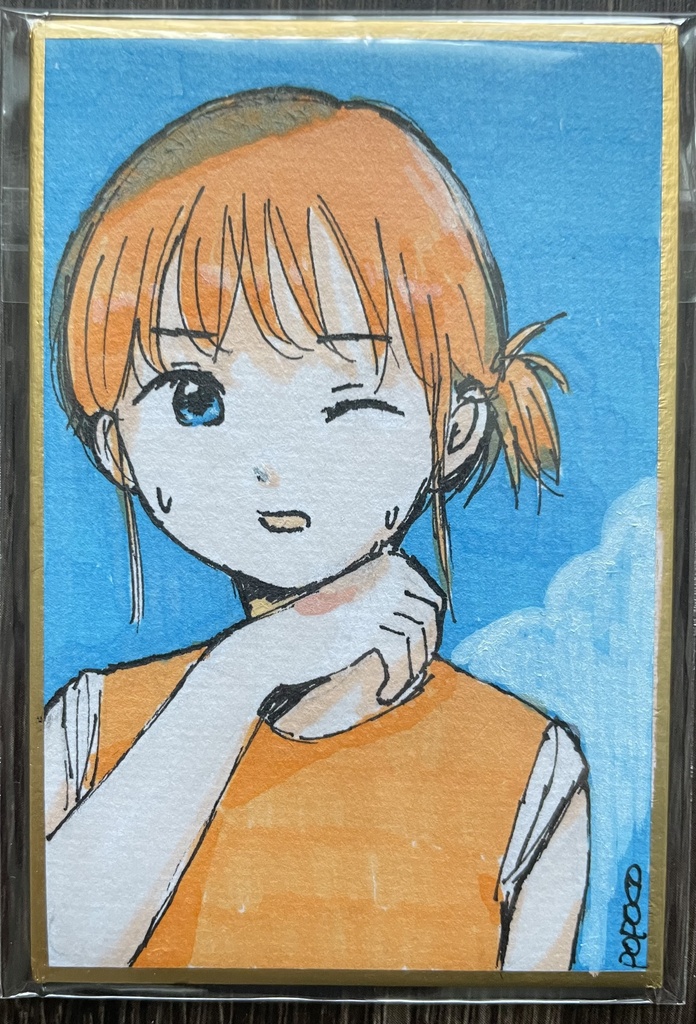 オリジナル豆色紙【60×90mm】