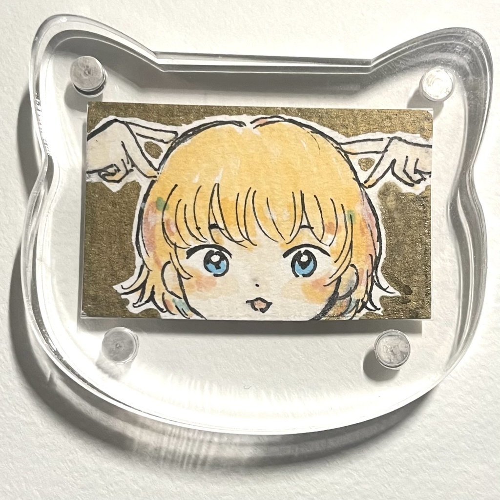 原画アクリルスタンド【猫型5×5.5×1cm】