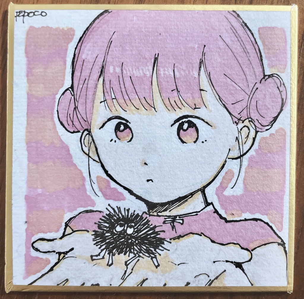 オリジナル豆色紙【75×76mm】