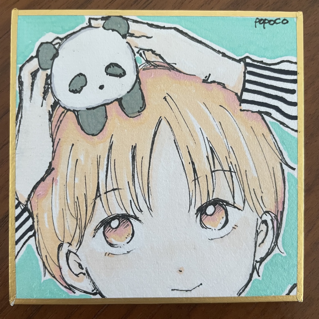 オリジナル豆色紙【75×76mm】