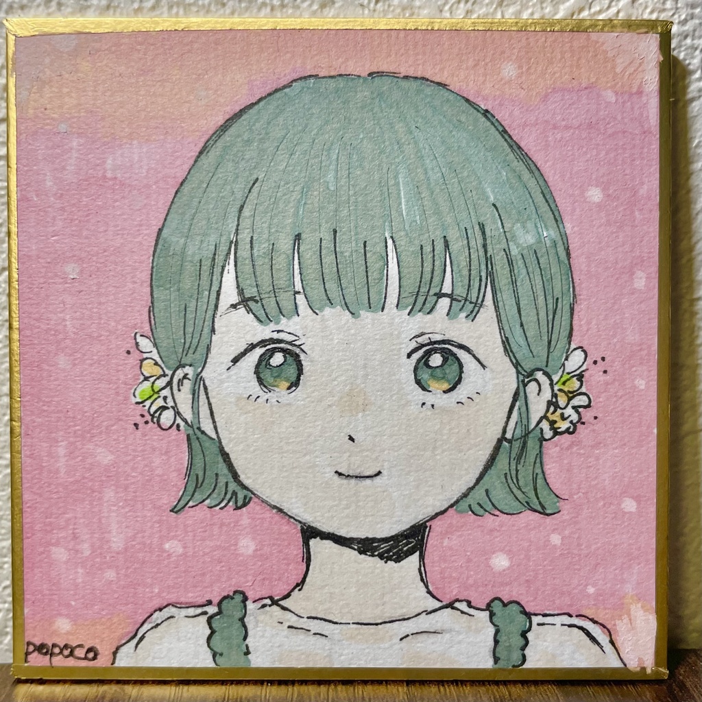 オリジナル豆色紙【75×76mm】