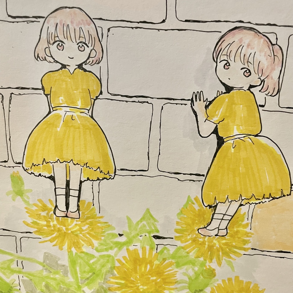 オリジナル手書き色紙【210x180mm】