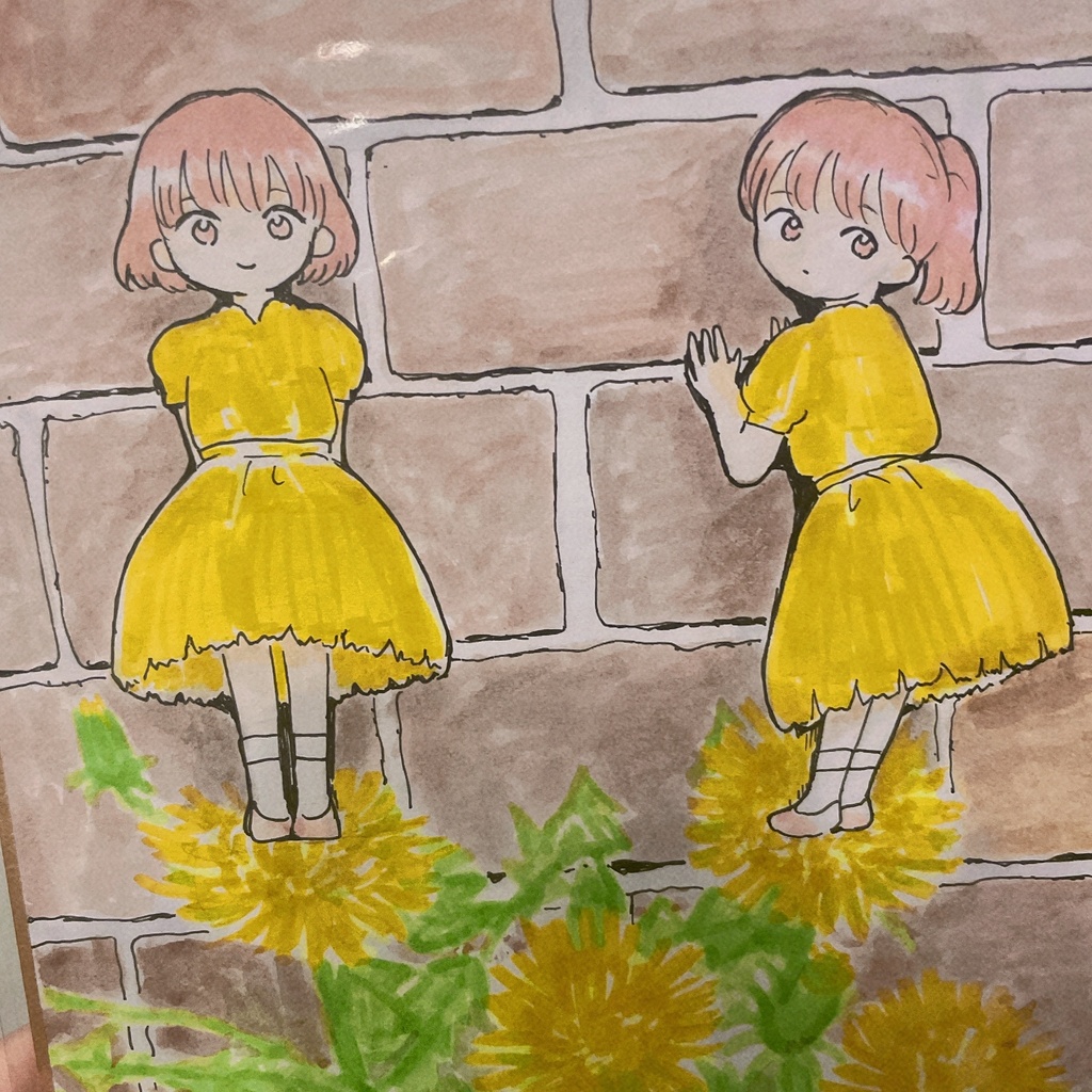 オリジナル手書き色紙【210x180mm】