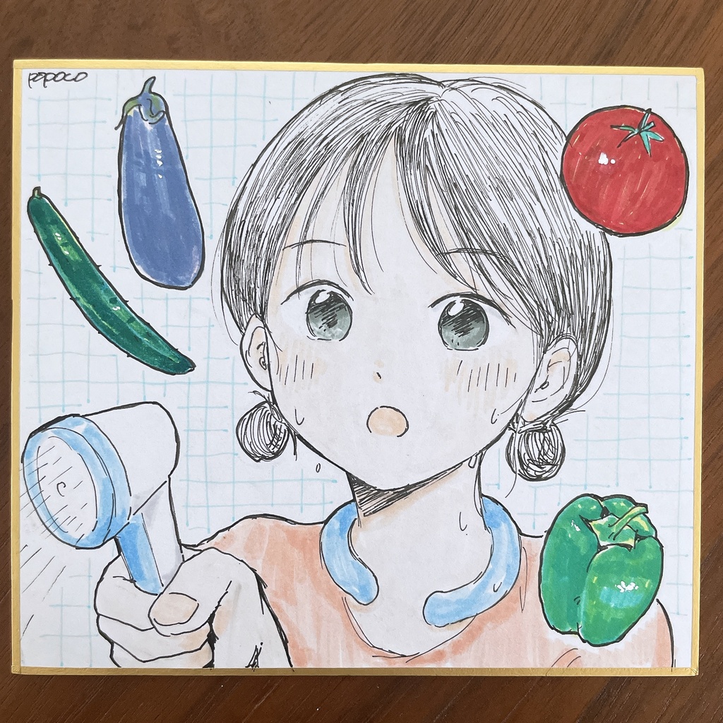 オリジナルミニ色紙【135×120mm】