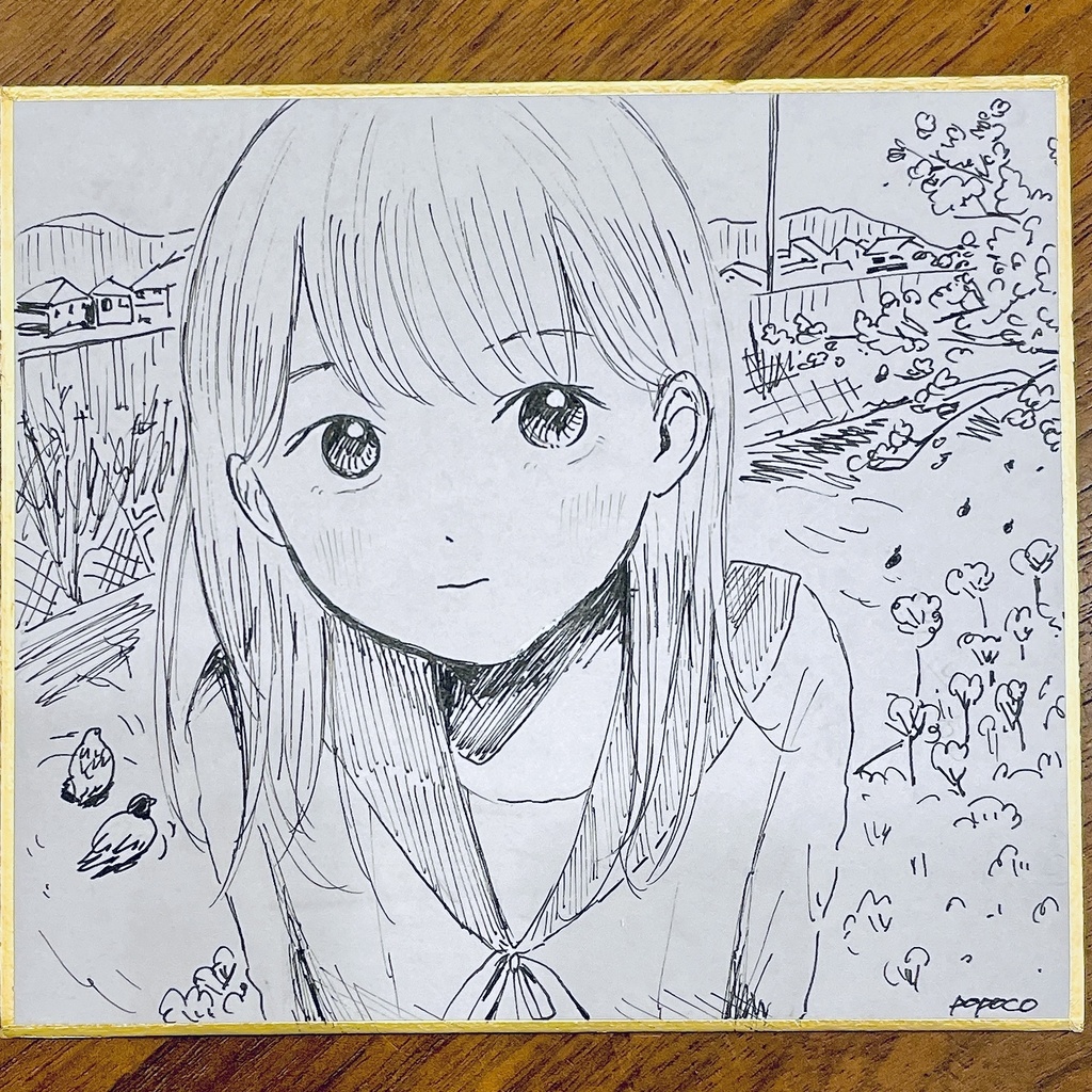 オリジナルミニ色紙【135×120mm】