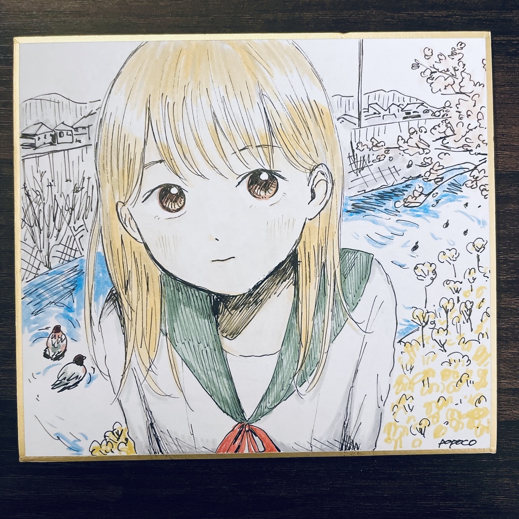 オリジナルミニ色紙【135×120mm】