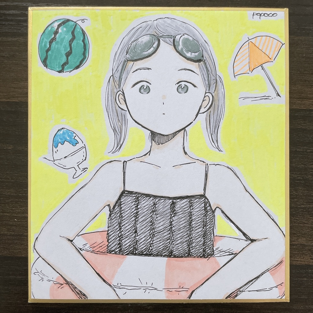 オリジナルミニ色紙【135×120mm】