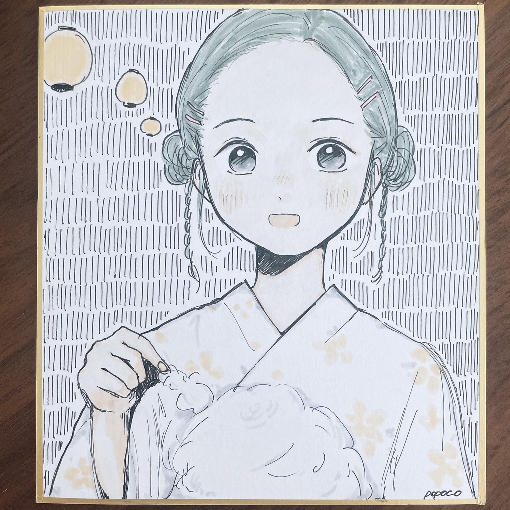 オリジナルミニ色紙【135×120mm】