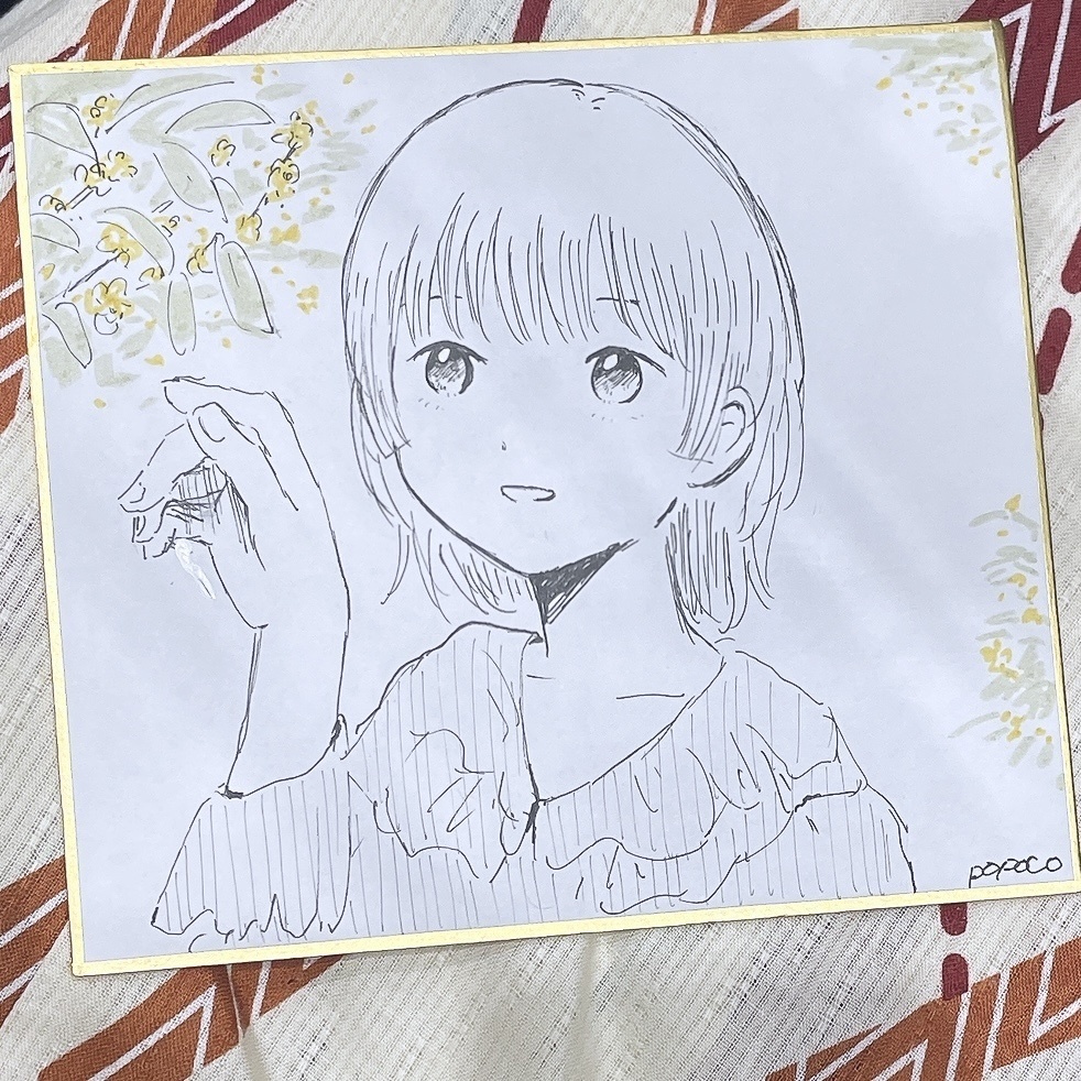 オリジナルミニ色紙【135×120mm】