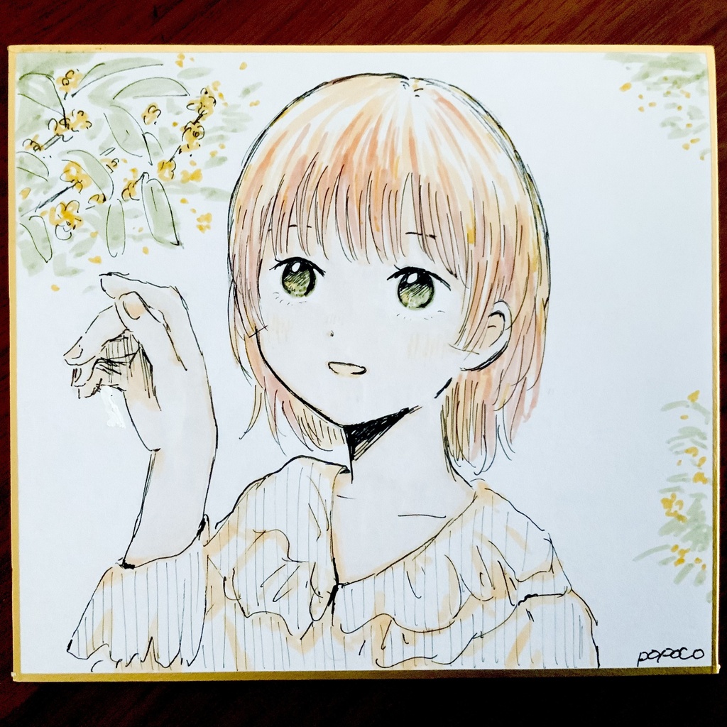オリジナルミニ色紙【135×120mm】