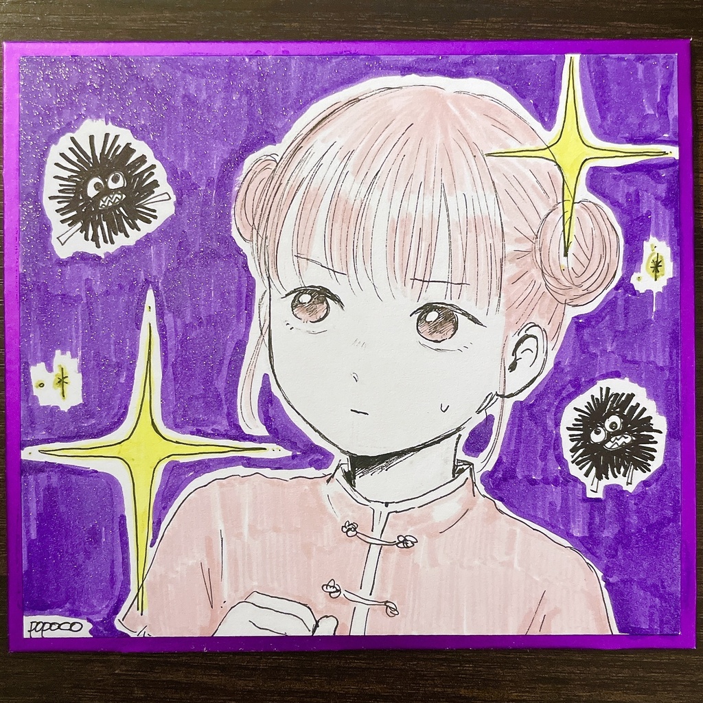 オリジナルミニ色紙【135×120mm】