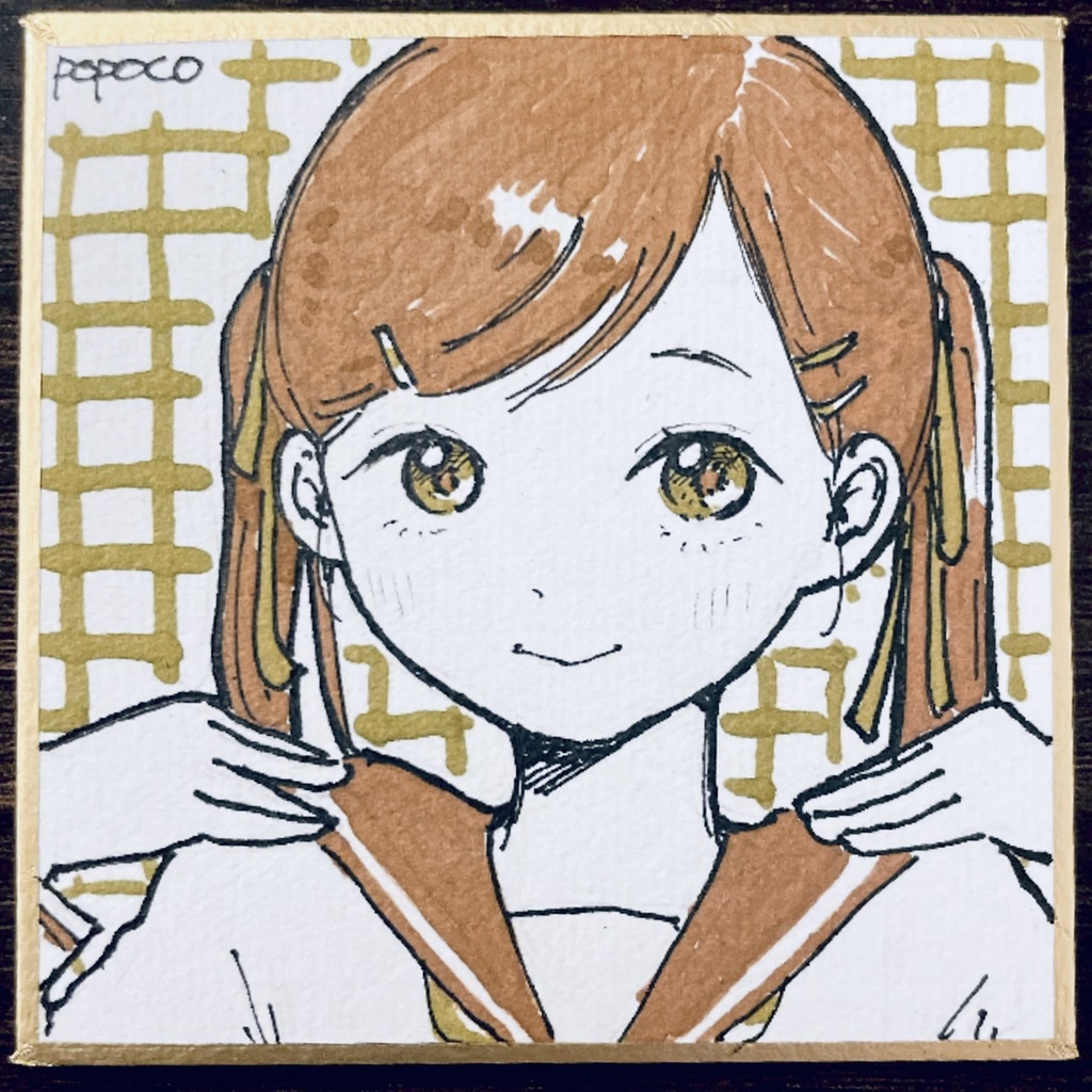 オリジナル豆色紙【75×76mm】
