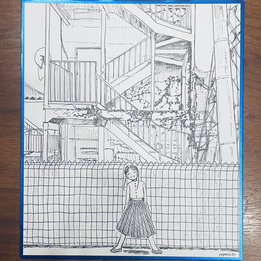 オリジナル手書き色紙【210x180mm】