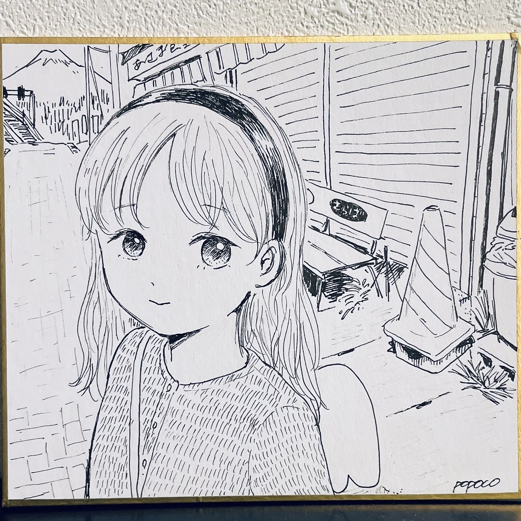 オリジナルミニ色紙【135×120mm】