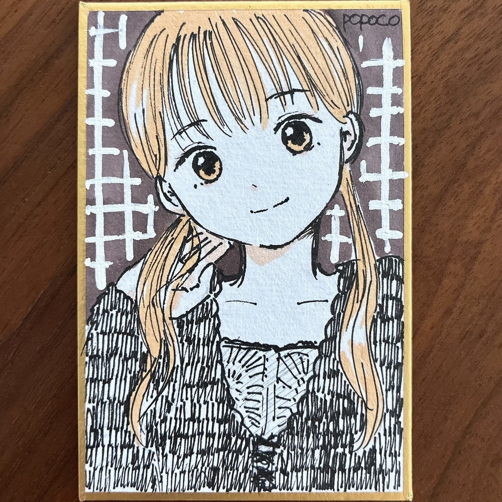 オリジナル豆色紙【60×90mm】
