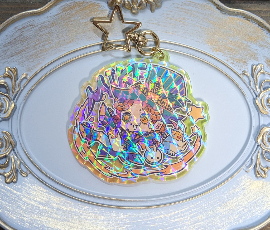 ホログラムアクリルチャーム【曲芸師/泣きピエロ/写真家】