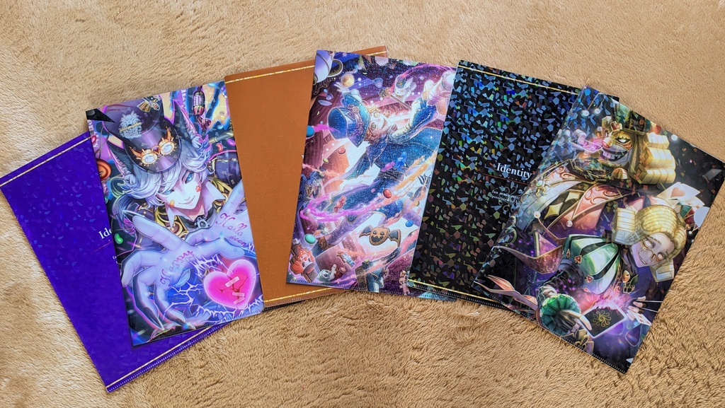 ホログラムクリアファイル【曲芸師/泣きピエロ&道化師/写真家】