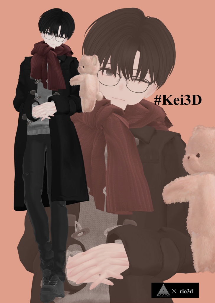 【販売記念セール中✨】 慧 -Kei- オリジナル3Dモデル