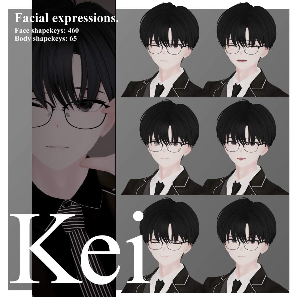 【販売記念セール中✨】 慧 -Kei- オリジナル3Dモデル