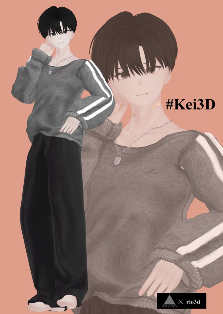 【販売記念セール中✨】 慧 -Kei- オリジナル3Dモデル