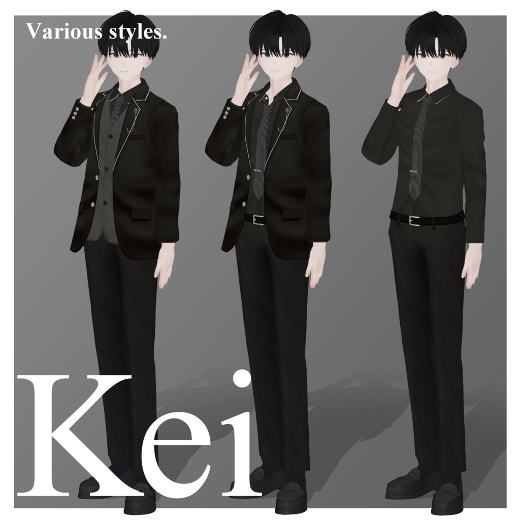 【販売記念セール中✨】 慧 -Kei- オリジナル3Dモデル