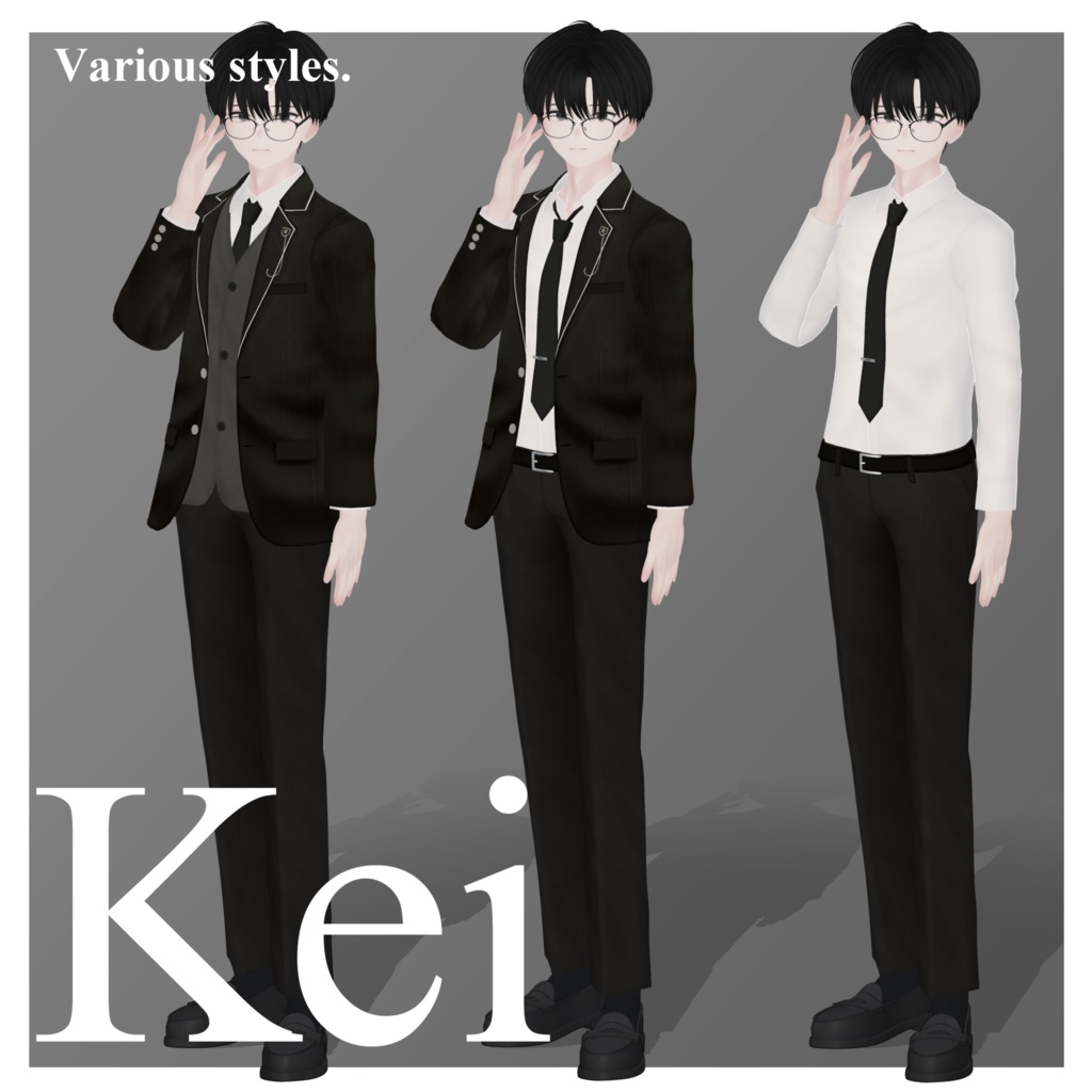 【販売記念セール中✨】 慧 -Kei- オリジナル3Dモデル