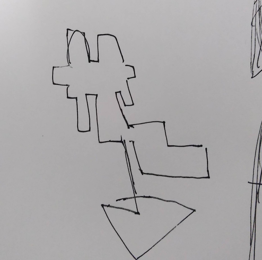 ムルル針金スタンド角