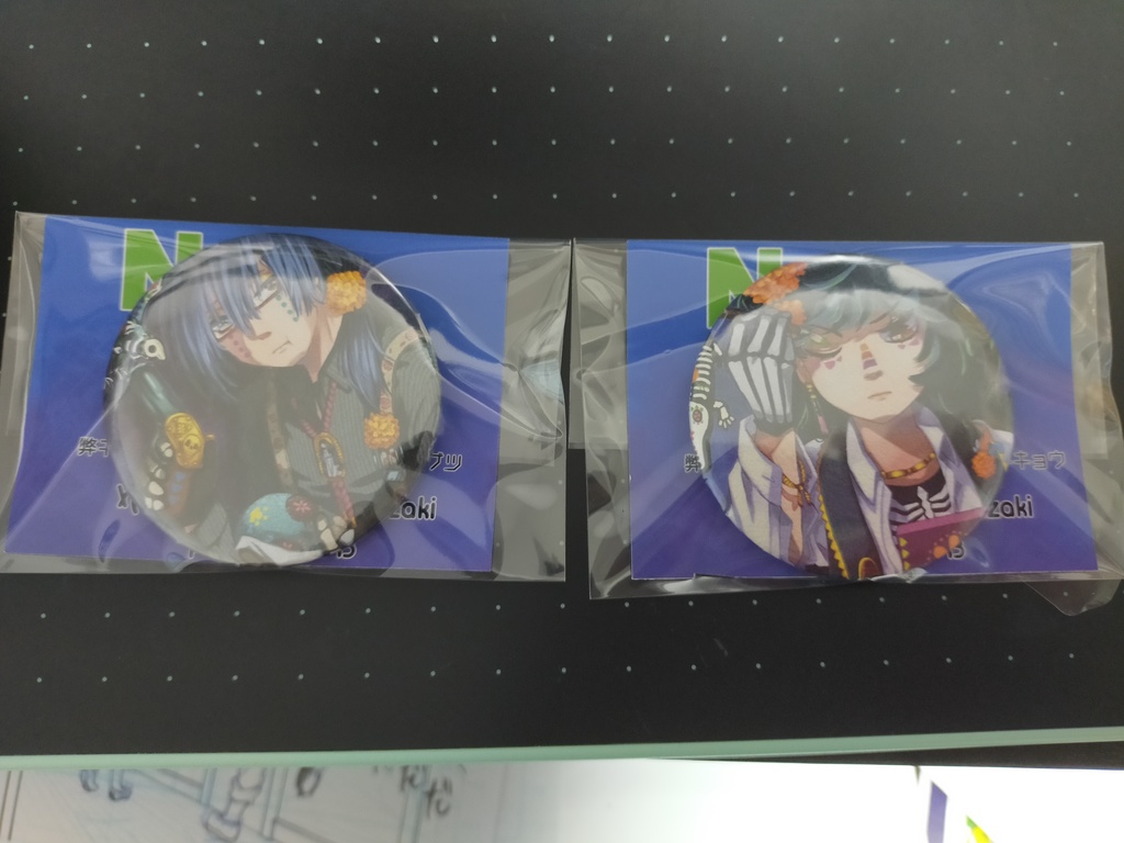 弊ギルド死者の日モチーフ缶バッジ