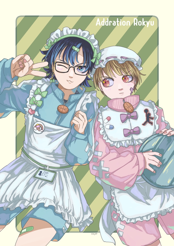 ジャージメイドポストカード