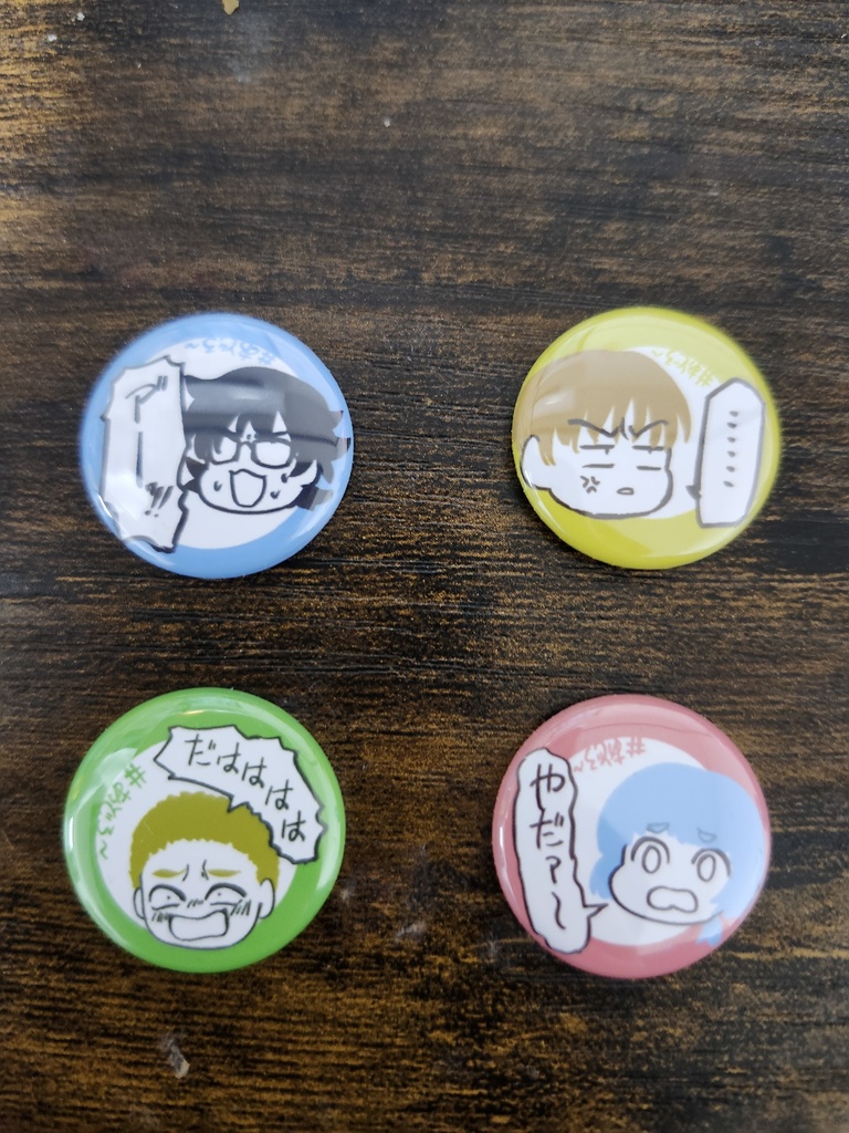 ギャグ顔缶マグネット