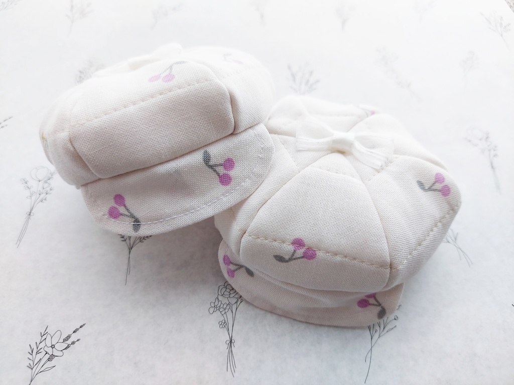 花柄.さくらんぼキャスケット