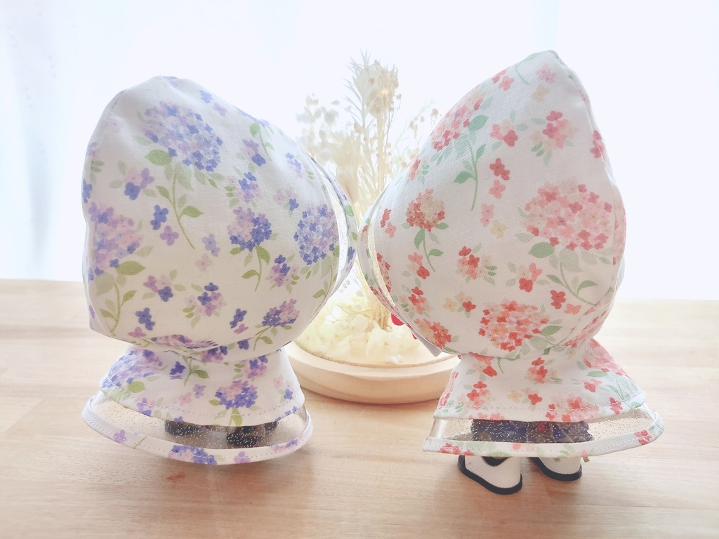 アジサイのポンチョ(ちびぐるみ)