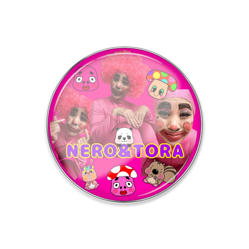 N&T ピンバッジA ピンク